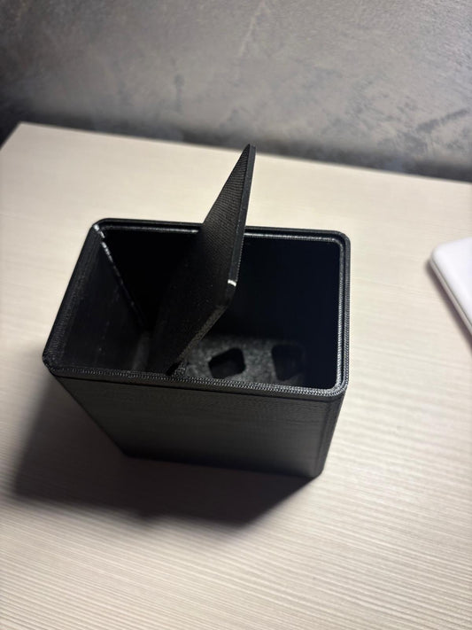 3D Printed Capsule Bin – Rotating Lid Container