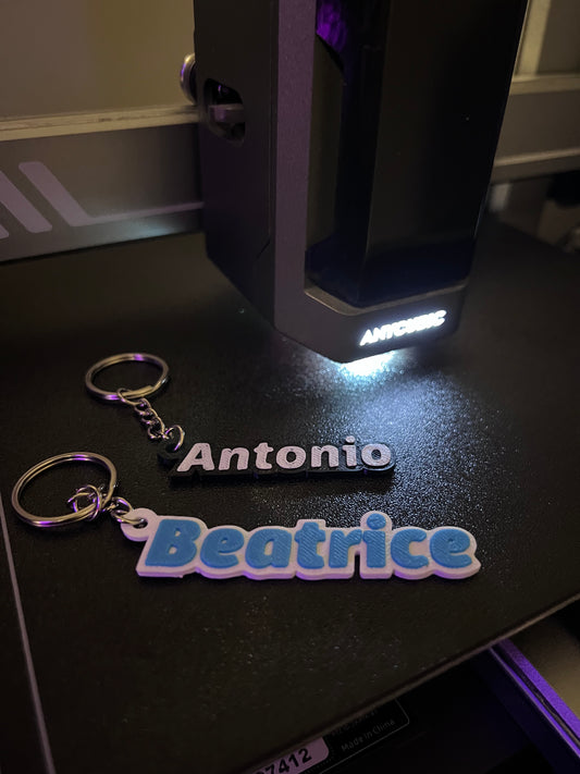 Portachiavi con Nome - Personalizzato