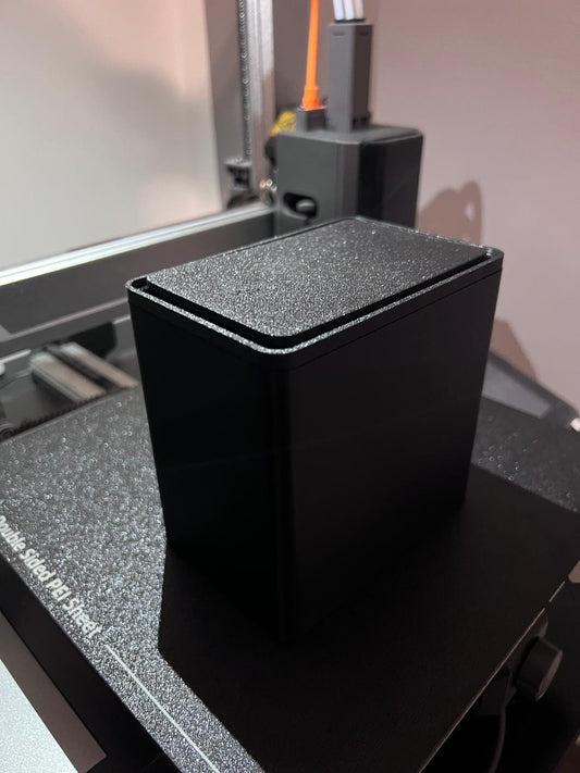 Cestino per Capsule Usate Stampato in 3D – Contenitore con Coperchio a Rotazione