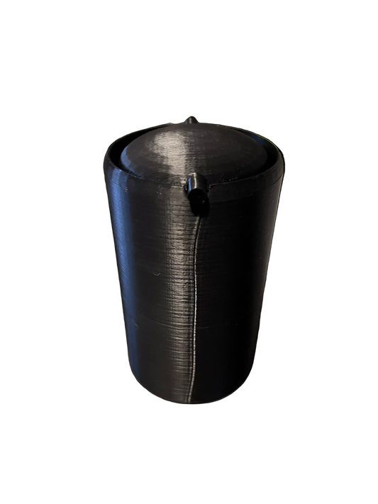 Cestino Cialde Utilizzate Stampato in 3D – Contenitore per Capsule di Caffè con Coperchio Automatico