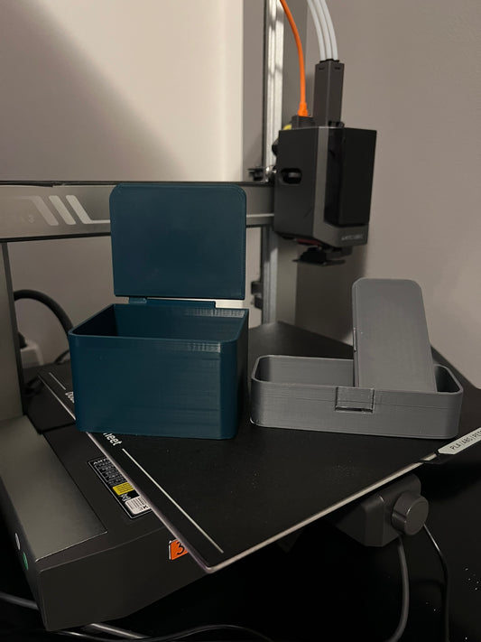 Scatola con Testo Personalizzato – Chiusura A Clip o a Rotazione