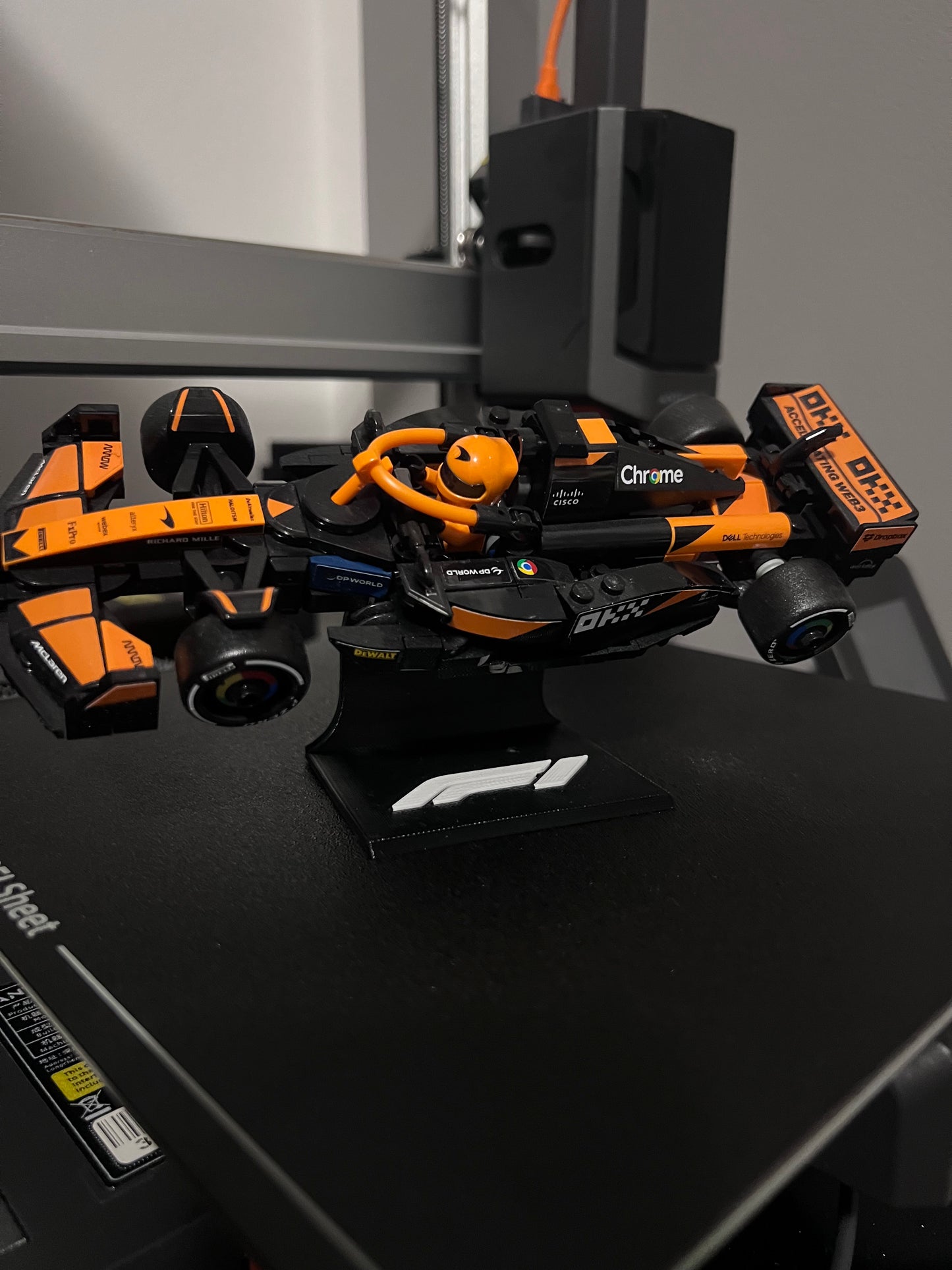 Supporto orizzontale inclinato per Lego F1 Speed Champions